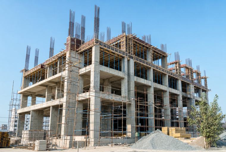 Residential building under construction