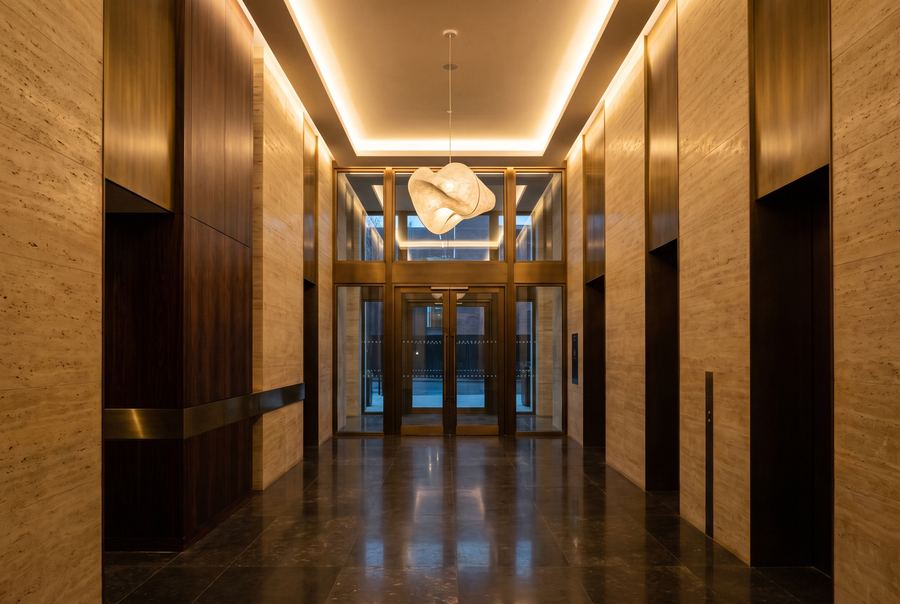 Residential lobby interior