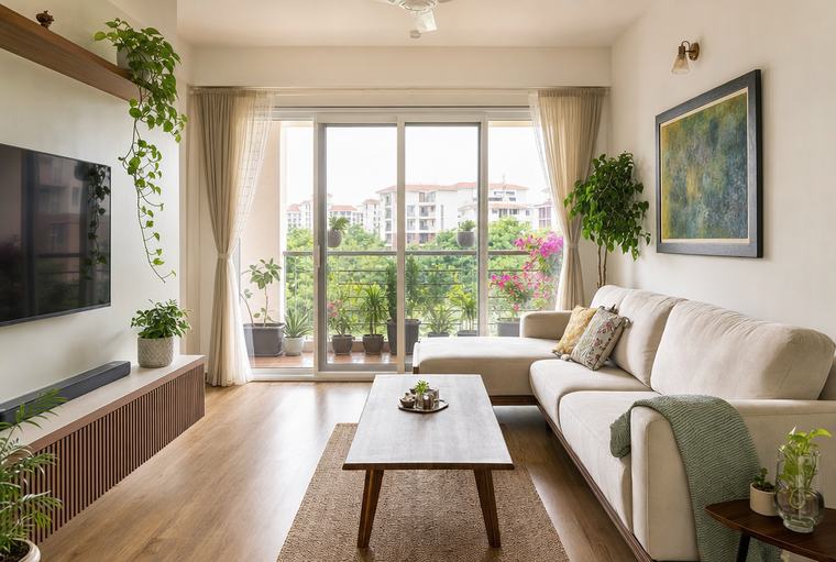 Apartment living room interior